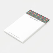 Moderne Sakura Kersenboom en Aap Aziatisch Post-it® Notes (Schuin)