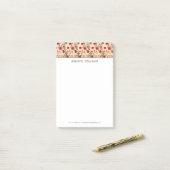 Moderne Sakura Kersenboom en Aap Aziatisch Post-it® Notes (Op bureau)