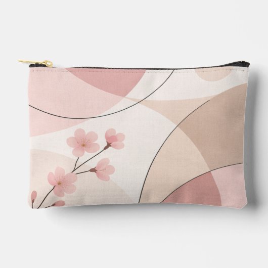 Moderne Sakura Minimalistische Geometrische Access Etui (Voorkant)