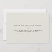 Moderne Salie Aan mijn vader op mijn trouwdag kaar Kaart (Achterkant)