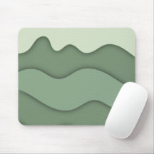 Moderne Salie Mint Golvende Muismat