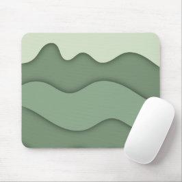 Moderne Salie Mint Golvende Muismat