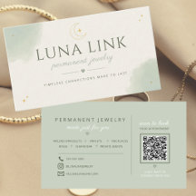 Moderne Salie Permanent Jewelry Artiesten QR-code