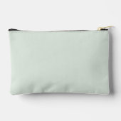 Moderne Saliegroen Gouden Script Monogram Etui (Achterkant)
