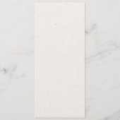 Moderne Saliegroene Botanische Elegante Bruiloft Menu (Achterkant)