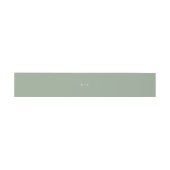 Moderne saliegroene eenvoudige monogram bruiloft uitnodigingen wikkel (Vlak)