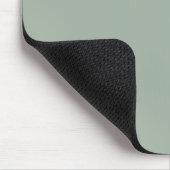 Moderne Saliegroene Monogram Beginletters Geperson Muismat (Hoek)