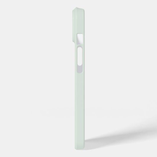Moderne saliegroene script monogram Case-Mate iPhone case (Achterkant / Links)