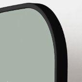 Moderne saliegroene script monogram pickleball paddle (Links Detail)