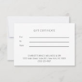 MODERNE SALON BUSINESS CERTIFICAAT (Achterkant)