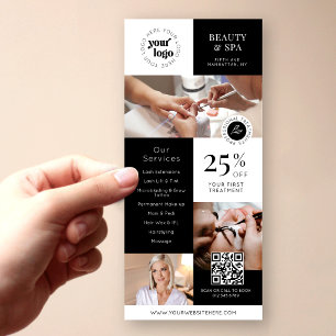 Moderne Salon Diensten Zakelijke Marketing Flyer Reclamekaart