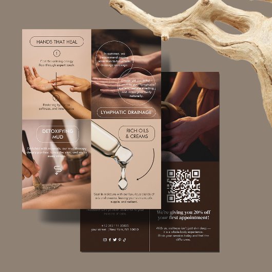 Moderne Salon Spa Promotie Flyer
