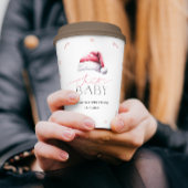 Moderne Santa Baby Christmas Baby shower papieren  Papieren Bekers
