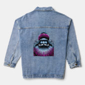 Moderne Santa vrouwen Denim Jacket (Achterkant)