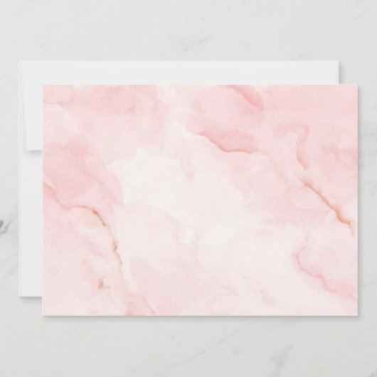 Moderne, sappige waterverf Floral bruiloft Save The Date (Achterkant)