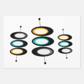 Moderne satelliet van de middeleeuwen  inpakpapier vel (Voorkant)