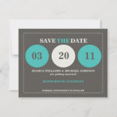 Moderne Save the Date (Voorkant)
