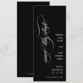 Moderne Save the Date Aankondiging Template (Voorkant / Achterkant)
