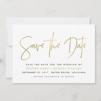 Moderne Save the Date Aankondigingen