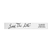 Moderne Save the Date Eenvoudige scripttypografie (Individueel)
