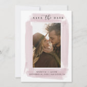 Moderne Save The Date Huwelijksfoto (Voorkant)