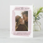 Moderne Save The Date Huwelijksfoto (Staand voorkant)