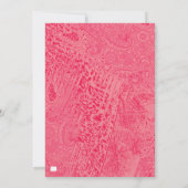 Moderne Save the Date kaart | 5x7 platte uitnodigi (Achterkant)