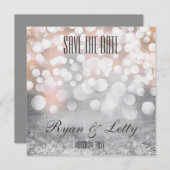 Moderne save the date kaarten (Voorkant / Achterkant)