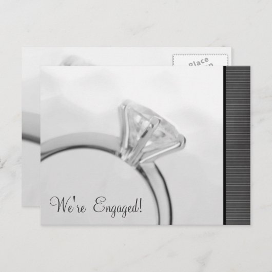 Moderne save the date kaarten (Voorkant / Achterkant)