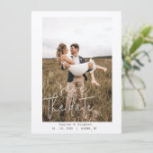 Moderne Save the Date - Minimalistische foto-ontwe (Staand voorkant)