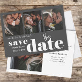 Moderne Save the Date Multi Photo