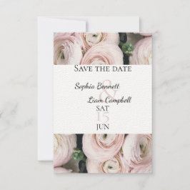 Moderne Save The Date Roze Plattegrond Kaart