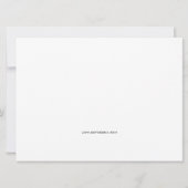 Moderne Save the Date uitnodiging (Achterkant)