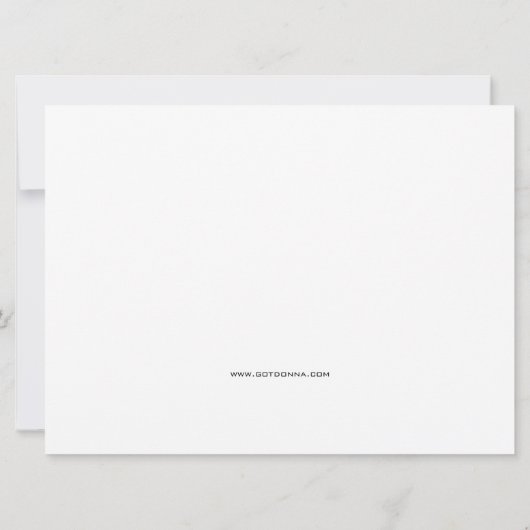 Moderne 'Save the Date'-uitnodiging Kaart (Achterkant)