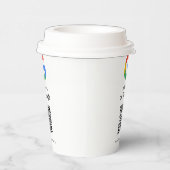 Moderne Scan om Google QR-code bedrijfsbord te beo Papieren Bekers (Rechts)