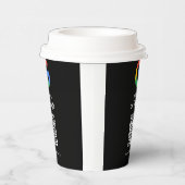 Moderne Scan om Google QR-code bedrijfsbord te beo Papieren Bekers (Rechts)