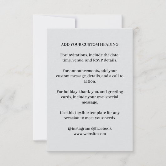 Moderne scanbare QR evenement uitnodiging ontwerp (Voorkant)