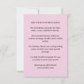 Moderne scanbare QR-event-invitatieontwerp Kaart (Achterkant)