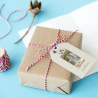 Moderne Scandi Boho neutrale vrolijke kerstfoto