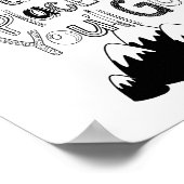 Moderne Scandi de plaatsen waar je naar Nursery ga Poster (Hoek)