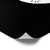 Moderne scandi kitten love you babykamer poster (Hoek)