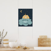 Moderne scandi-uitstraling voor de magische babyka poster (Keuken)