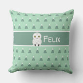 Moderne Scandinavische bergen en sleepnetten Kussen (Voorkant)