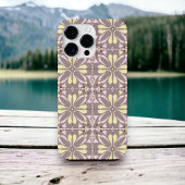 Moderne Scandinavische boter Geel Roze Grijze Ontw Case-Mate iPhone Case