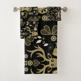 Moderne Scandinavische edelherten Bad Handdoek