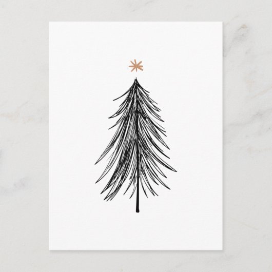 Moderne Scandinavische feestdag Briefkaart (Voorkant)