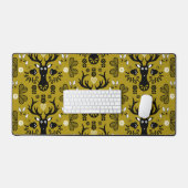 Moderne Scandinavische folk art herten Bureaumat (Keyboard & Muis)