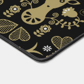 Moderne Scandinavische folk art herten Bureaumat (Hoek)