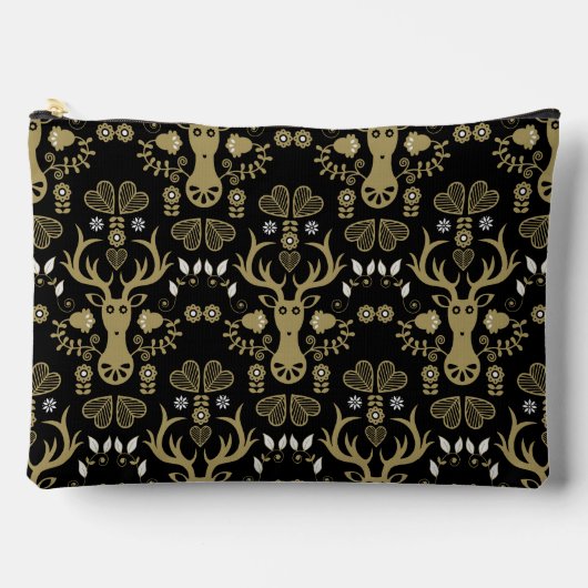 Moderne Scandinavische folk art herten Etui (Voorkant)