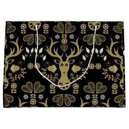 Moderne Scandinavische folk art herten Groot Cadeauzakje